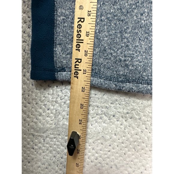 C9 Champion Sweater Kids Medium 8 10 Blue 1/4 Zip Pullover Heathered Casual - Picture 8 of 8